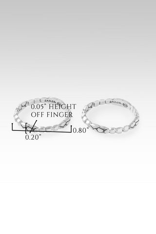 Joyful Worship Ring Set of 2™ in Watermark - Stackable - only found at SARDA™