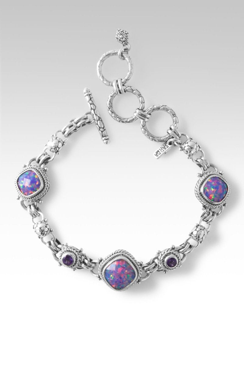 Lasting Change Bracelet II™ in Multi Lavendar Simulated Opal | Sterling ...