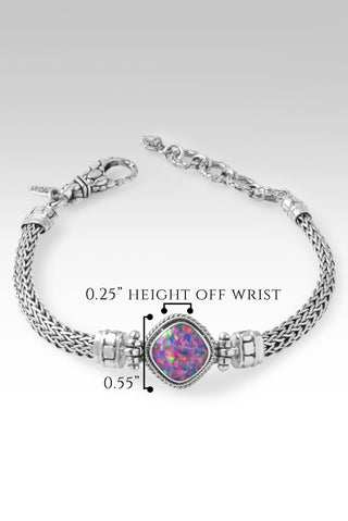 Lasting Change Bracelet™ in Multi Lavender Simulated Opal - Single Stone - only found at SARDA™