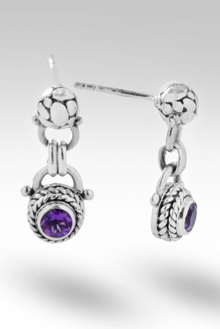 Lasting Change Earrings II™ in Amethyst - Stud Dangle - only found at SARDA™