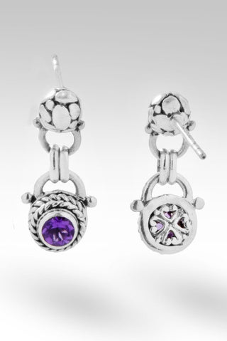 Lasting Change Earrings II™ in Amethyst - Stud Dangle - only found at SARDA™