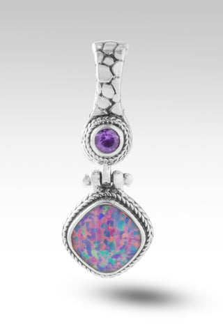Lasting Change Pendants™ in Multi Lavendar Simulated Opal - Magnetic Enhancer Bail - only found at SARDA™