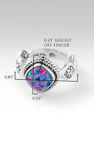 Lasting Change Ring II™ in Multi Lavendar Simulated Opal - Dinner - only found at SARDA™