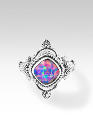 Lasting Change Ring™ in Multi Lavender Simulated Opal - Dinner - only found at SARDA™