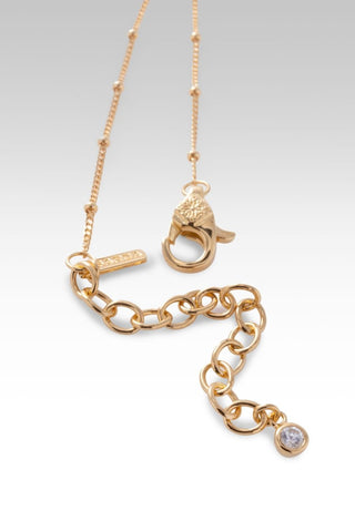 Layers of Perseverance Necklace™ in White Zircon - Lobster Closure - only found at SARDA™