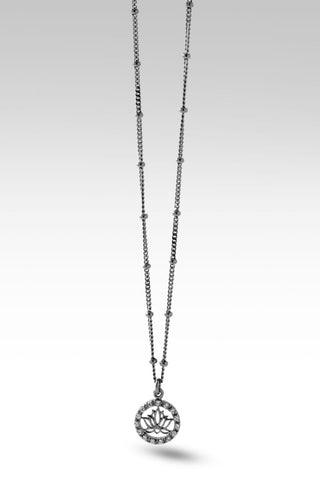 Layers of Perseverance Necklace™ in White Zircon - Lobster Closure - only found at SARDA™