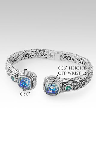 Legacy of Faithfulness Tip - to - Tip Bracelet™ in Green Reflections™ Mystic Quartz - Tip - to - Tip - only found at SARDA™