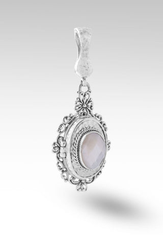 Let Promises Shine Locket Pendant™ in White Mother of Pearl - Magnetic Enhancer Bail - only found at SARDA™