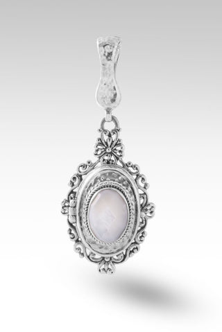 Let Promises Shine Locket Pendant™ in White Mother of Pearl - Magnetic Enhancer Bail - only found at SARDA™