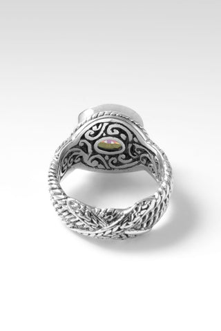 Let Us Sing a New Song Ring™ in Green Reflections™ Mystic Quartz - Dinner - only found at SARDA™