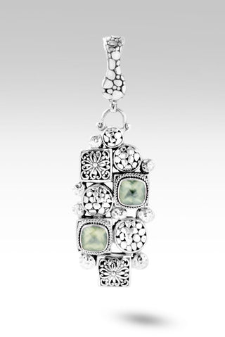 Life in Abundance Pendant™ in Prehnite - Magnetic Enhancer Bail - only found at SARDA™