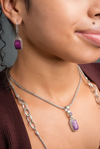 Light of Faith Pendant™ in Purpurite - Magnetic Enhancer Bail - only found at SARDA™