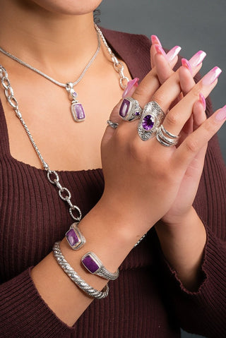 Light of Faith Tip - to - Tip Bracelet™ in Purpurite - Tip - to - Tip - only found at SARDA™