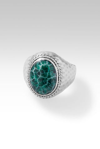 Light of My Presence Ring™ in Forest Green Indonesian Coral - Statement - only found at SARDA™