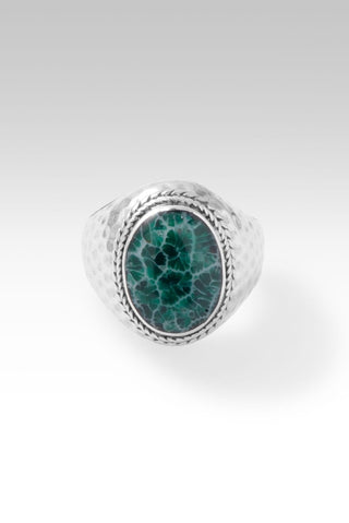 Light of My Presence Ring™ in Forest Green Indonesian Coral - Statement - only found at SARDA™