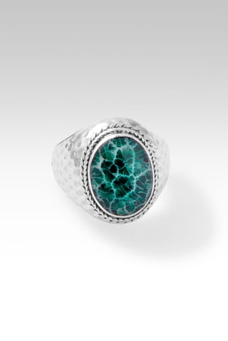 Light of My Presence Ring™ in Forest Green Indonesian Coral - Statement - only found at SARDA™