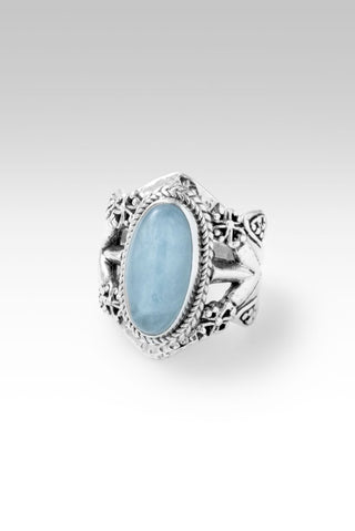 Light of the World Ring™ in Aquamarine - Statement - only found at SARDA™