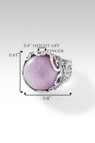 Live in Faith Ring™ in Kunzite - Statement - only found at SARDA™