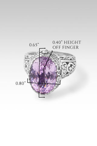 Live in Harmony Ring™ in Kunzite - Dinner - only found at SARDA™