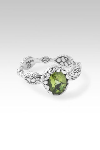 Live in Peace Ring™ in Peridot - Stackable - only found at SARDA™