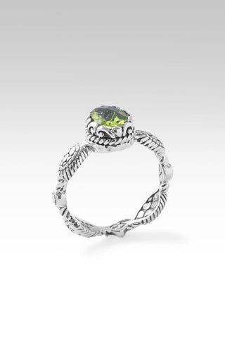 Live in Peace Ring™ in Peridot - Stackable - only found at SARDA™