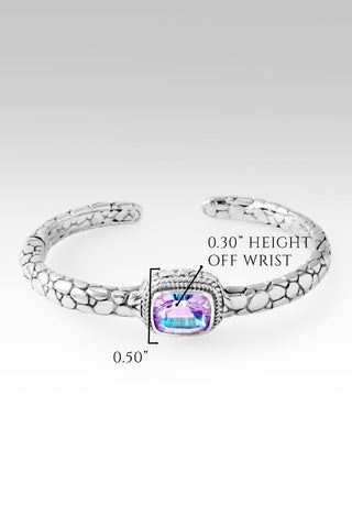 Love One Another Cuff II™ in Pink Vapor™ Mystic Quartz - Cuff - only found at SARDA™