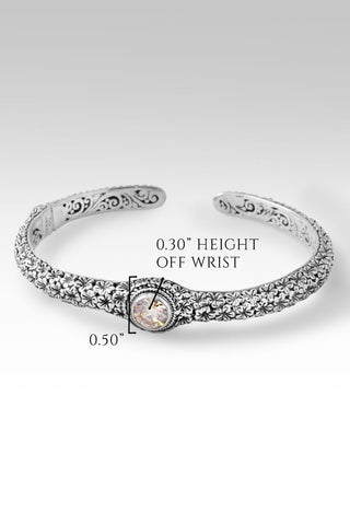 Love One Another Cuff II™ in Sunkissed Mystic Moissanite - Cuff - only found at SARDA™