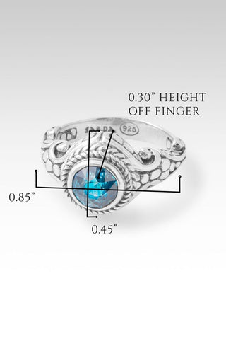 Love One Another Ring II™ in Blue Zircon - Dinner - only found at SARDA™