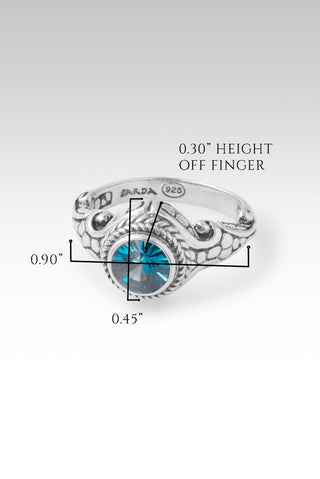 Love One Another Ring II™ in Blue Zircon (NEW VERSION) - Dinner - only found at SARDA™