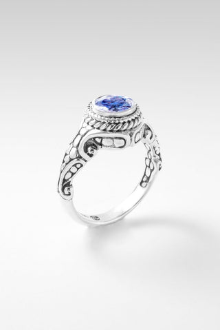 Love One Another Ring II™ in Celestial Blue™ Mystic Moissanite - Presale - only found at SARDA™
