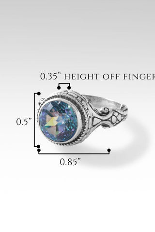 Love One Another Ring II™ in Cockatoo Daze™ Mystic Quartz - Stackable - only found at SARDA™