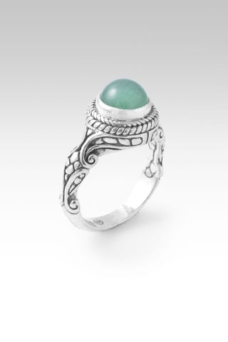 Love One Another Ring II™ in Green Adventurine - Stackable - only found at SARDA™