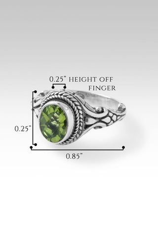 Love One Another Ring II™ in Peridot - Dinner - only found at SARDA™