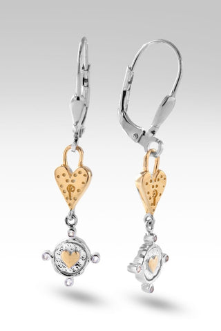Love So Sweet Earrings™ in White Zircon - Lever Back - only found at SARDA™