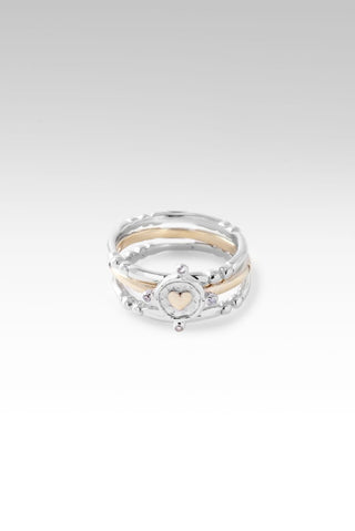 🎁 Love So Sweet Ring Set of 3™ in White Zircon (100% off)