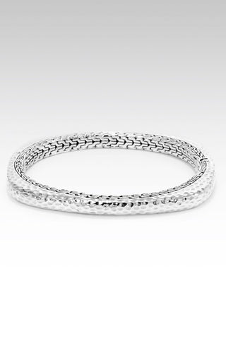 Loved Beyond Measure Bangle™ in Chainlink - Bangle - only found at SARDA™