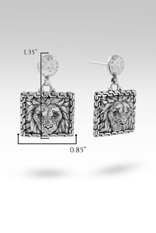 Loyal King Earrings™ in Chainlink - Stud Dangle - only found at SARDA™