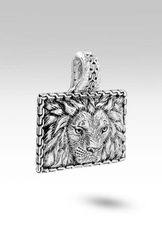 Loyal King Pendant™ in Chainlink - Magnetic Enhancer Bail - only found at SARDA™