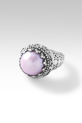 Majestic Blooms Ring™ in Pink Mabe Pearl - Dinner - only found at SARDA™