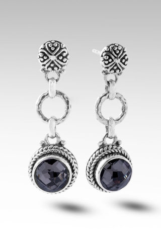 Make Your Light Shine Earrings™ in Odyssey Black Knight™ Mystic Quartz - Stud Dangle - only found at SARDA™