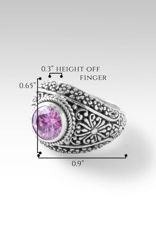 Make Your Light Shine Ring II™ in Pink Moissanite - Presale - only found at SARDA™