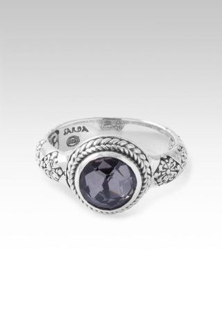 Make Your Light Shine Ring™ in Odyssey Black Knight™ Mystic Quartz - Dinner - only found at SARDA™