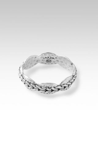 Mighty in Power Ring™ in Chainlink - Stackable - only found at SARDA™