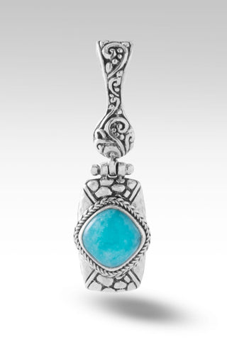 My Cup Overflows Pendant™ in Amazonite - Magnetic Enhancer Bail - only found at SARDA™