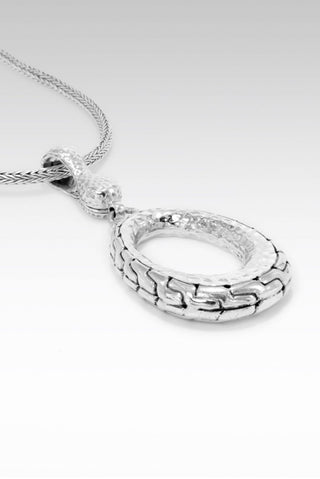 My Strength & Security Pendant™ in Chainlink - Magnetic Enhancer Bail - only found at SARDA™