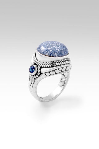 My True North Ring™ in Blue Sponge Coral - Statement - only found at SARDA™