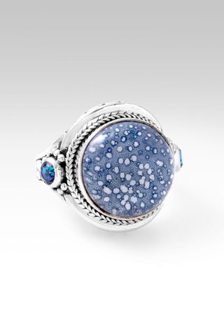 My True North Ring™ in Blue Sponge Coral - Statement - only found at SARDA™