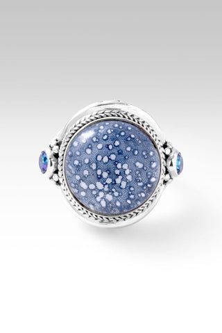 My True North Ring™ in Blue Sponge Coral - Statement - only found at SARDA™