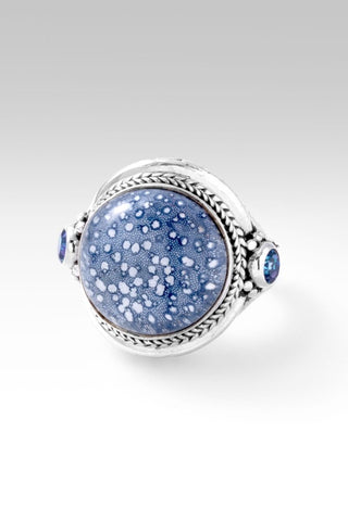 My True North Ring™ in Blue Sponge Coral - Statement - only found at SARDA™