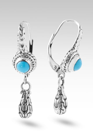 Need a Miracle Earrings™ in Sleeping Beauty Turquoise - Lever Back - only found at SARDA™